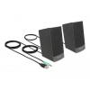 Delock 27001 2.0 PC reproduktory kabelový 3 W černá