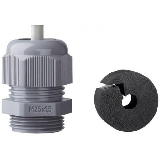 Jacob K345-1025-02 kabelová průchodka, K345-1025-02, od 3 mm, do 8 mm, M25, 1 ks