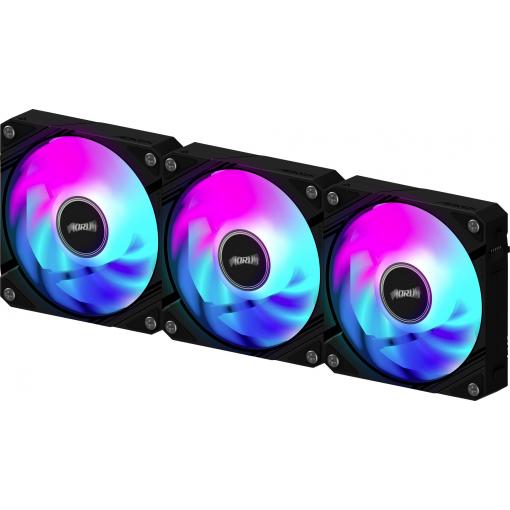 Gigabyte GP-ECFAN1203 PC větrák s krytem černá (š x v x h) 120 x 25 x 120 mm