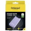 Intenso Intenso Power Bank F20000 purple powerbanka Li-Pol, 20000 mAh, Quick Charge 3.0, Power Delivery 3.0, PPS, USB-C®, USB-A, fialová, Indikátor stavu