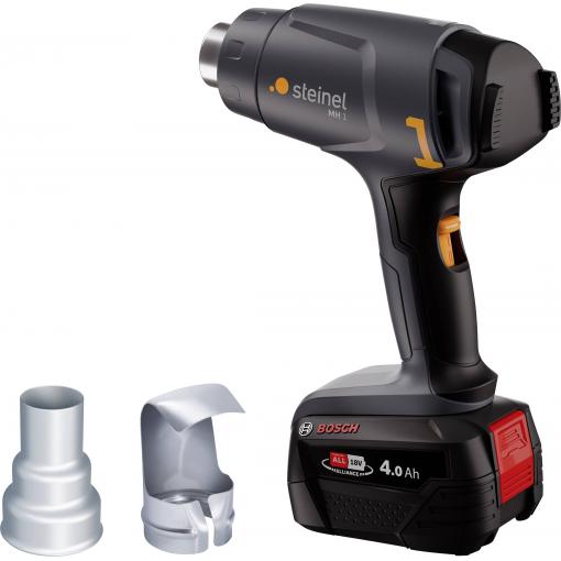 Steinel HEISSLUFTGEBLAESE AKKU MH 1 SET 4AH LG Akumulátorové horkovzdušné dmychadlo akumulátor, vč. nabíječky, 500 W, 088071