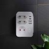 inst.rozdv.1x16A+2x2,5A+2xUSB A+C +vyp. bílá
