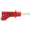 Electro PJP 2112-CD1-100R měřicí kabel banánková zástrčka 4 mm 100 cm červená 1 ks