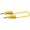Electro PJP 2112-CD1-100J měřicí kabel banánková zástrčka 4 mm 100 cm žlutá 1 ks