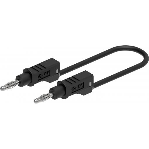 Electro PJP 2112-CD1-50N měřicí kabel zásuvkový konektor 4 mm 50 cm černá 1 ks