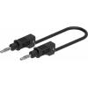 Electro PJP 2112-CD1-25N měřicí kabel 25 cm černá 1 ks