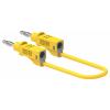 Electro PJP 2112-CD1-25J měřicí kabel 25 cm žlutá 1 ks