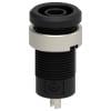 Electro PJP 3275-C-CD1-N bezpečnostní vestavná zásuvka 4 mm černá 1 ks
