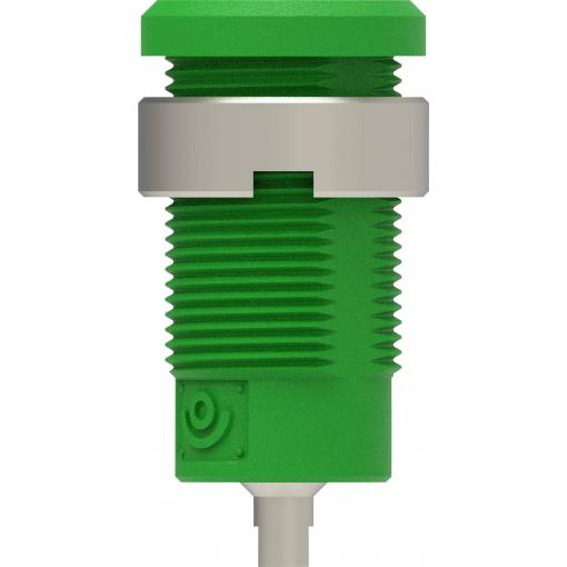 Electro PJP 3275-C-CD1-V bezpečnostní vestavná zásuvka 4 mm zelená 1 ks