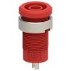 Electro PJP 3275-C-CD1-R bezpečnostní vestavná zásuvka 4 mm červená 1 ks