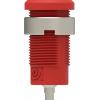 Electro PJP 3275-C-CD1-R bezpečnostní vestavná zásuvka 4 mm červená 1 ks