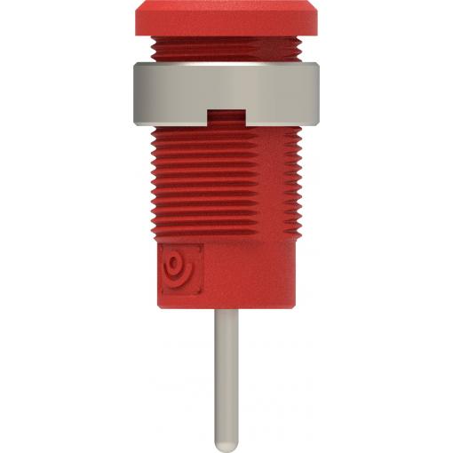 Electro PJP 3267-C-CD1-R bezpečnostní vestavná zásuvka 4 mm červená 1 ks