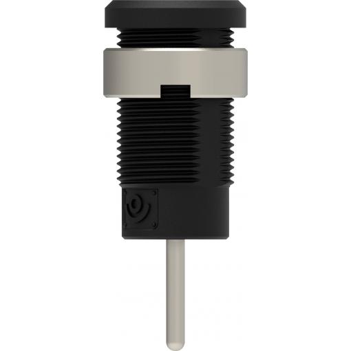Electro PJP 3267-C-CD1-N bezpečnostní vestavná zásuvka 4 mm černá 1 ks