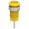 Electro PJP 3267-C-CD1-J bezpečnostní vestavná zásuvka 4 mm žlutá 1 ks