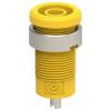 Electro PJP 3275-C-CD1-J bezpečnostní vestavná zásuvka 4 mm žlutá 1 ks