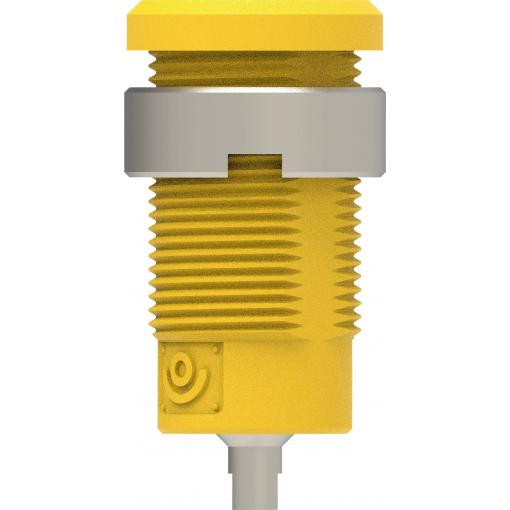 Electro PJP 3275-C-CD1-J bezpečnostní vestavná zásuvka 4 mm žlutá 1 ks