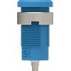 Electro PJP 3275-C-CD1-BL bezpečnostní vestavná zásuvka 4 mm modrá 1 ks