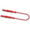 Electro PJP 2312-IECIV-CD1-100R měřicí kabel zásuvkový konektor 4 mm 1 m červená 1 ks