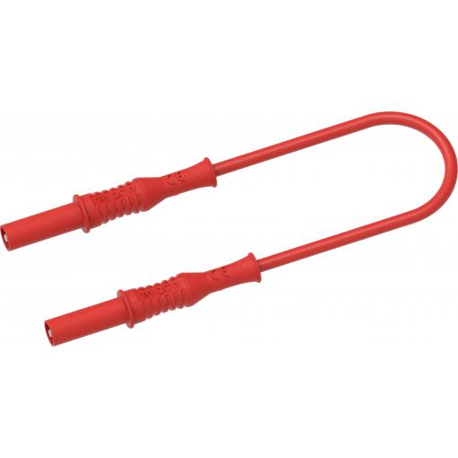 Electro PJP 2312-IECIV-CD1-100R měřicí kabel zásuvkový konektor 4 mm 1 m červená 1 ks