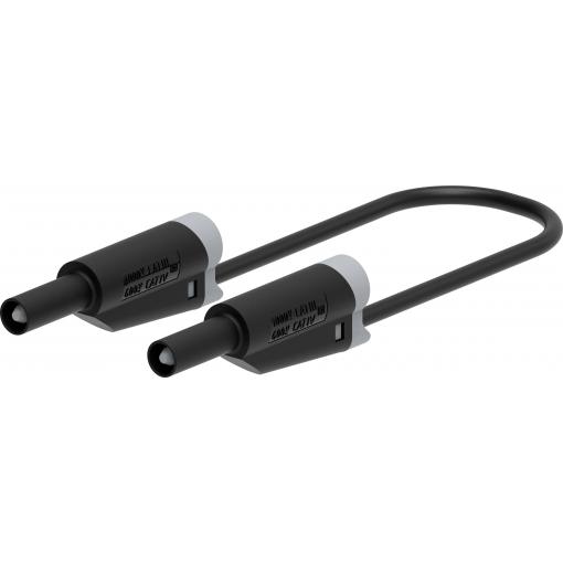 Electro PJP 2712-IEC-CD1-100N měřicí kabel banánková zástrčka 100 cm černá 1 ks