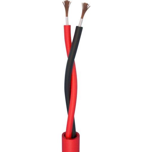 ELAN 272151R kabel pro požární hlásiče LSZH 2 x 1.5 mm² červená metrové zboží