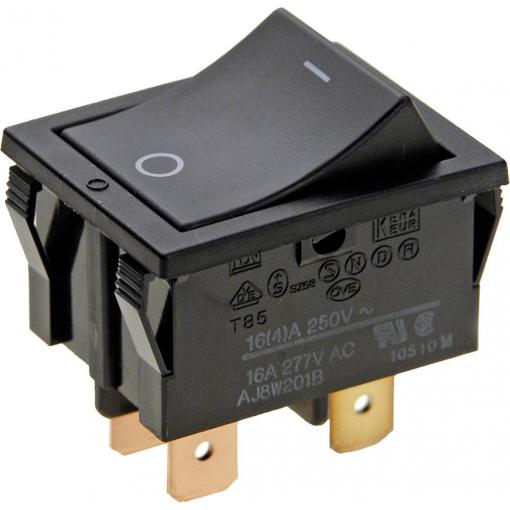 Panasonic AJ8W201BF kolébkový spínač AJ8W201BF 250 V/AC 16 A 2x vyp/zap s aretací 1 ks