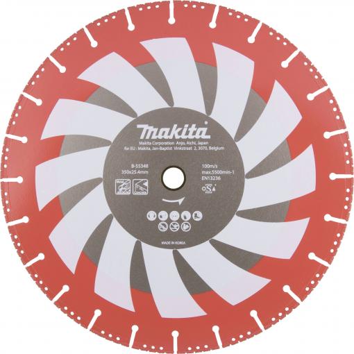 Makita B-55348 B-55348 diamantový řezný kotouč Průměr 350 mm Ø otvoru 25.4 mm kov 1 ks