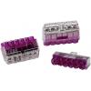 HellermannTyton 148-90040, HCPM-6, kabelová svorka, 1-2.5 mm², kontakty 6, fialová, 1 ks