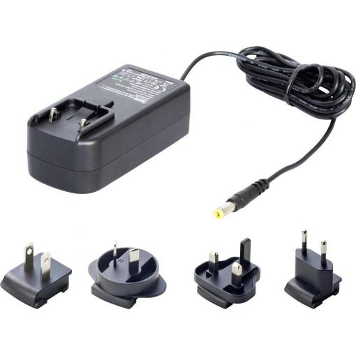 Dehner Elektronik SYL 1460-2424-W2E (Europe 2.1x5.5x11-S) rc1.8m (6ft), LED LED driver konstantní napětí 24 W 1 A 24 V/DC schválení nábytku , ochrana proti