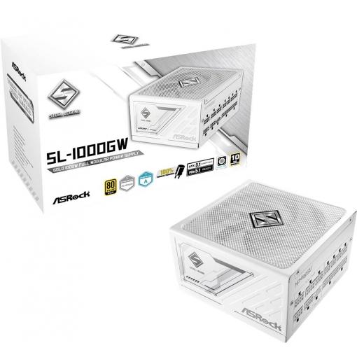 ASRock Steel Legend SL-1000GW PC síťový zdroj 1000 W ATX 80 PLUS® Gold