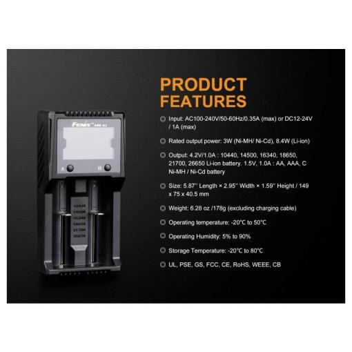 Fenix Light FEAREA2 nabíječka