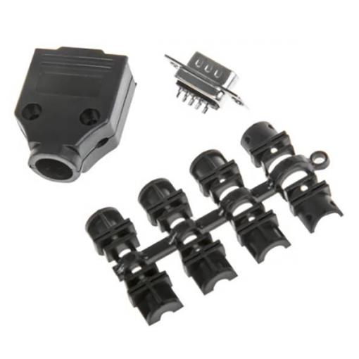 MH Connectors MHDTPPK9-DB9P-K sada D-SUB kolíkové lišty 180 ° Pólů: 9 pájecí kalíšek 1 ks