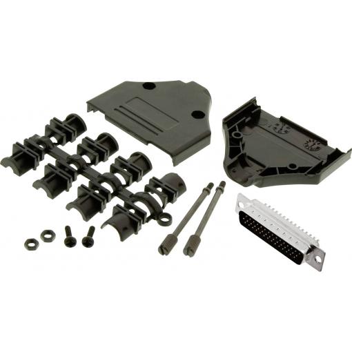 MH Connectors MHDTPPK25HD44MSK sada D-SUB kolíkové lišty 180 ° Pólů: 25 pájecí kalíšek 1 ks