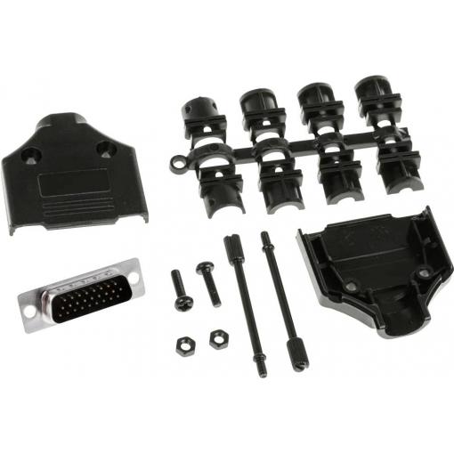 MH Connectors MHDTPPK15HD26MSK sada D-SUB kolíkové lišty 180 ° Pólů: 15 pájecí kalíšek 1 ks
