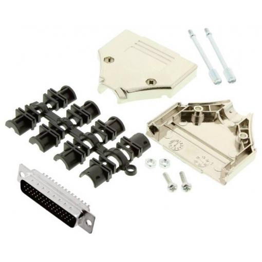 MH Connectors MHDTPK25HD44MS-K sada D-SUB kolíkové lišty 180 ° Pólů: 25 pájecí kalíšek 1 ks