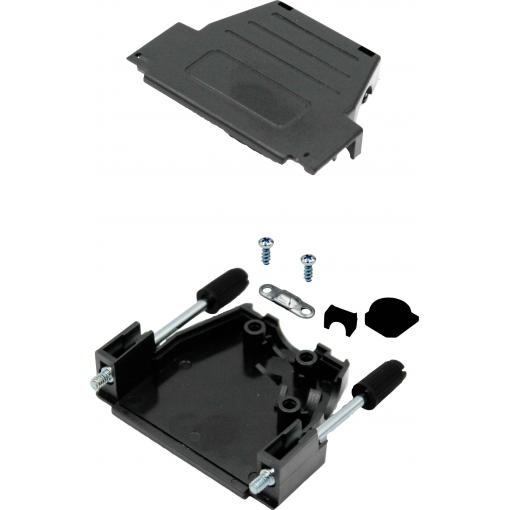 MH Connectors MHDSSK-P-15-L-K D-SUB pouzdro Pólů: 15 černá 1 ks