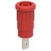 Electro PJP 3286-CD1-R bezpečnostní lisovaná zásuvka 4 mm červená 1 ks