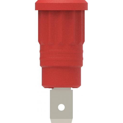 Electro PJP 3286-CD1-R bezpečnostní lisovaná zásuvka 4 mm červená 1 ks
