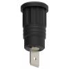 Electro PJP 3286-CD1-N bezpečnostní lisovaná zásuvka 4 mm černá 1 ks