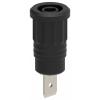 Electro PJP 3286-CD1-N bezpečnostní lisovaná zásuvka 4 mm černá 1 ks