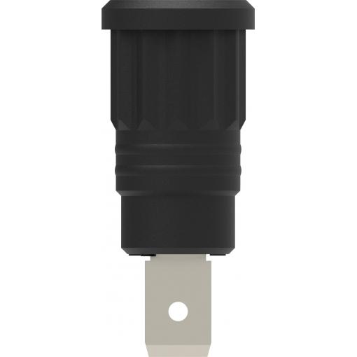 Electro PJP 3286-CD1-N bezpečnostní lisovaná zásuvka 4 mm černá 1 ks