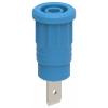 Electro PJP 3286-CD1-BL bezpečnostní lisovaná zásuvka 4 mm modrá 1 ks