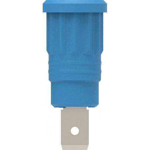 Electro PJP 3286-CD1-BL bezpečnostní lisovaná zásuvka 4 mm modrá 1 ks