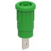 Electro PJP 3286-CD1-V bezpečnostní lisovaná zásuvka 4 mm zelená 1 ks