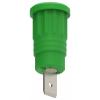 Electro PJP 3286-CD1-V bezpečnostní lisovaná zásuvka 4 mm zelená 1 ks