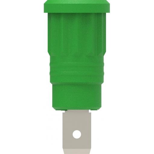 Electro PJP 3286-CD1-V bezpečnostní lisovaná zásuvka 4 mm zelená 1 ks