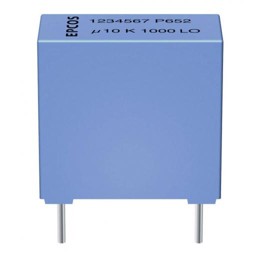 TDK B32529-C105-K 1 ks fóliový kondenzátor MKT radiální 1 µF 63 V/DC 10 % 5 mm (d x š x v) 7.2 x 4.5 x 9.5 mm