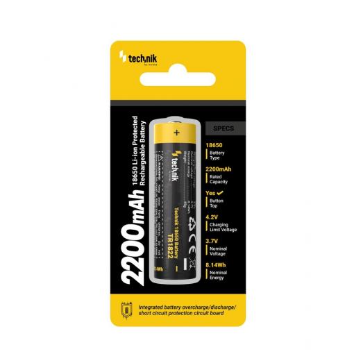 aku 3,7V/2200mAh 18650 Li-Ion TR1822