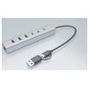 i-tec CAHUBMETAL7 USB Hub 4 + 3 porty USB-A, USB-C® USB 3.1 Gen1 5 GBit/s šedá CAHUBMETAL7
