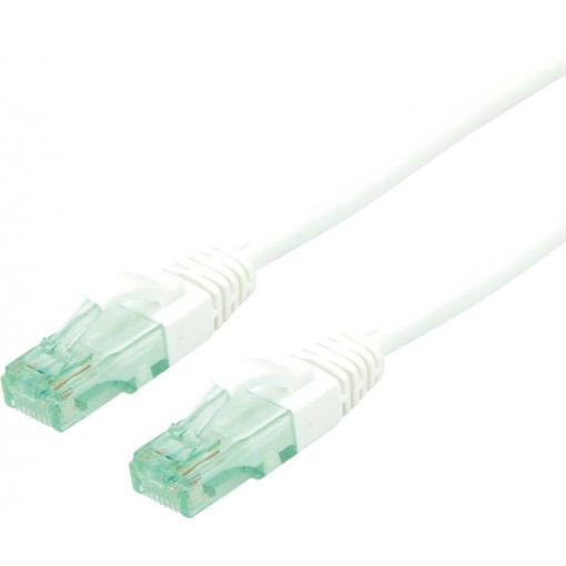 roline recycled material 21.45.3167 RJ45 síťové kabely, propojovací kabely CAT 6A U/UTP 10.00 m bílá nestíněný, PVC plášť 1 ks